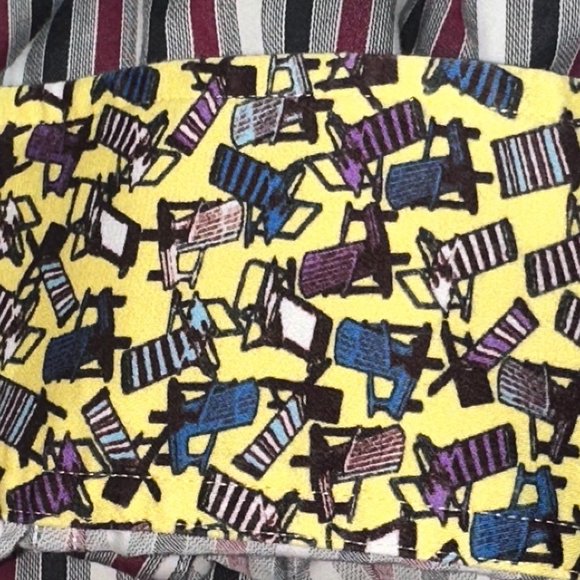 Robert Graham Red White Black Striped Cotton Button Down Dress Shirt Size XL - Picture 9 of 9